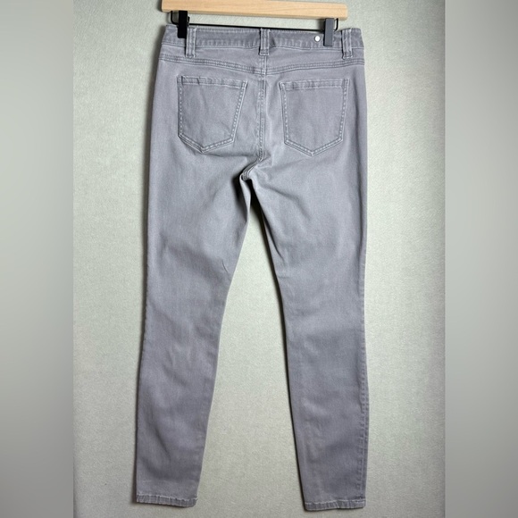 Cabi Women's High Rise Skinny Jeans Stretch Gray size 4 - Picture 7 of 12